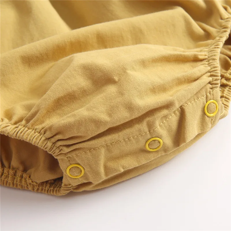 YALOODE летний модный комбинезон для новорожденных маленьких девочек хлопковый в