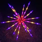 Стилизованные под языки пламени светильник СИД мульти Цвет на открытом воздухе, стилизованные под языки пламени декоративное освещение сада светильник s Для дорожки путь на заднем дворе рождественские украшения вечерние