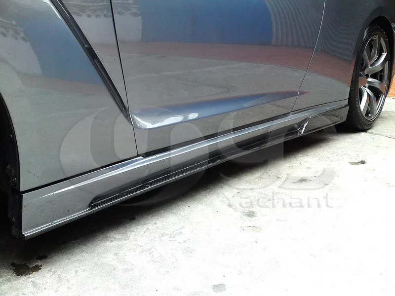 Cf-матовая боковая юбка из углеродного волокна подходит для 2008-2014 R35 GTR GTR35 GT-R CBA DBA BSE