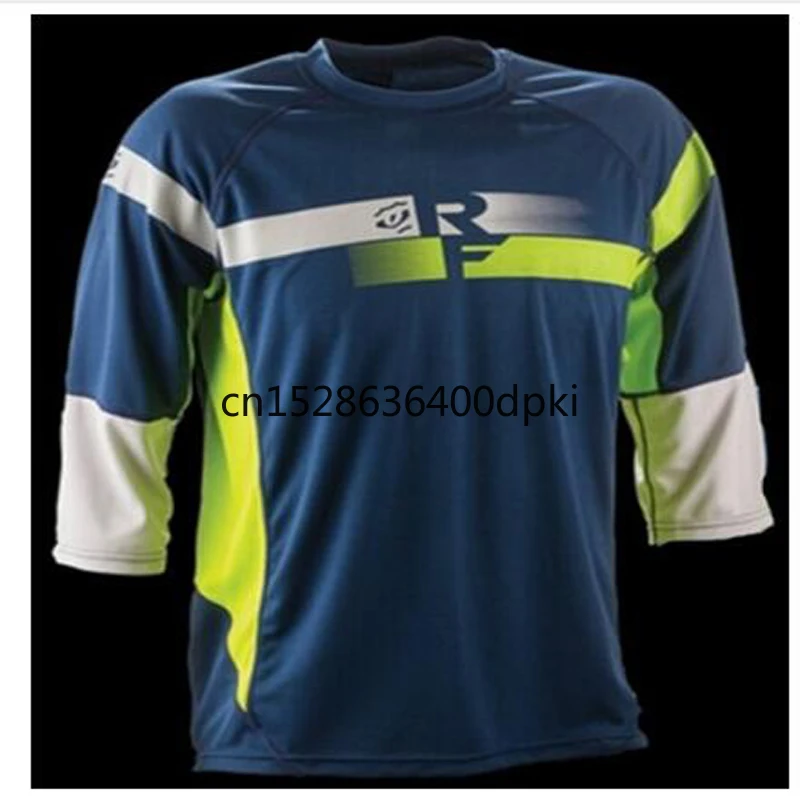 

2020 Cycling Mountain Bike Downhill DH MX RBX cycling Running Clothing Off-road Motocross Jersey for Men Long Sleeve RED Black