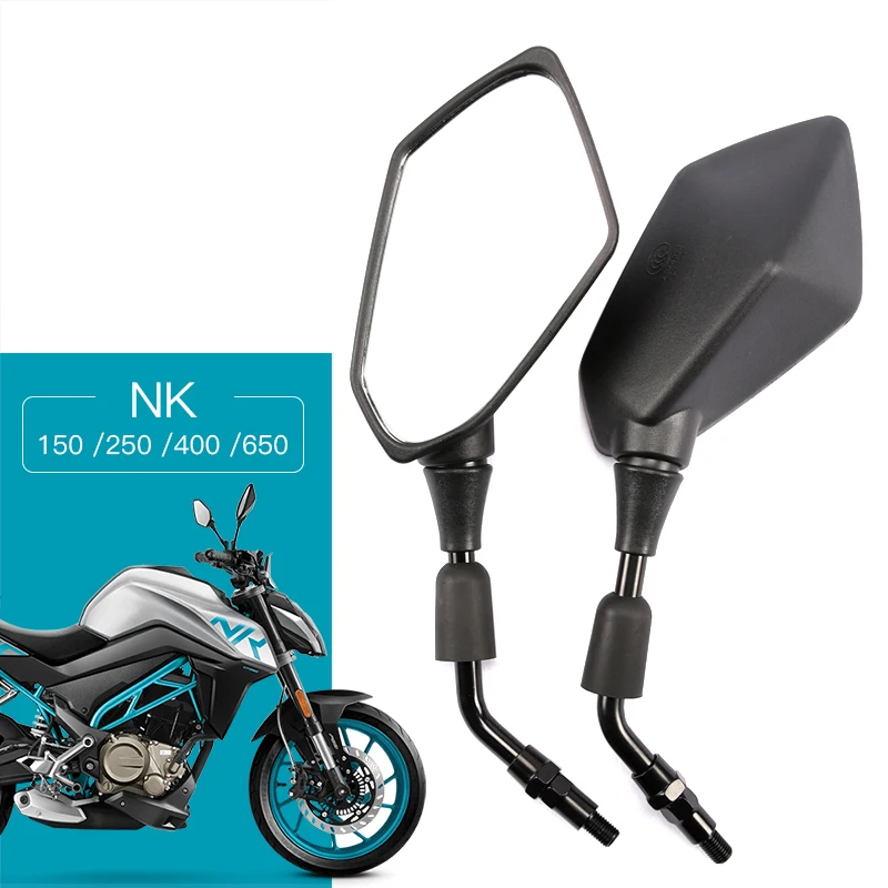 

10mm Motorcycle Rearview Mirrors,For CFMOTO NK150 250 400 650NK MT,Rear View Mirrors Back Side