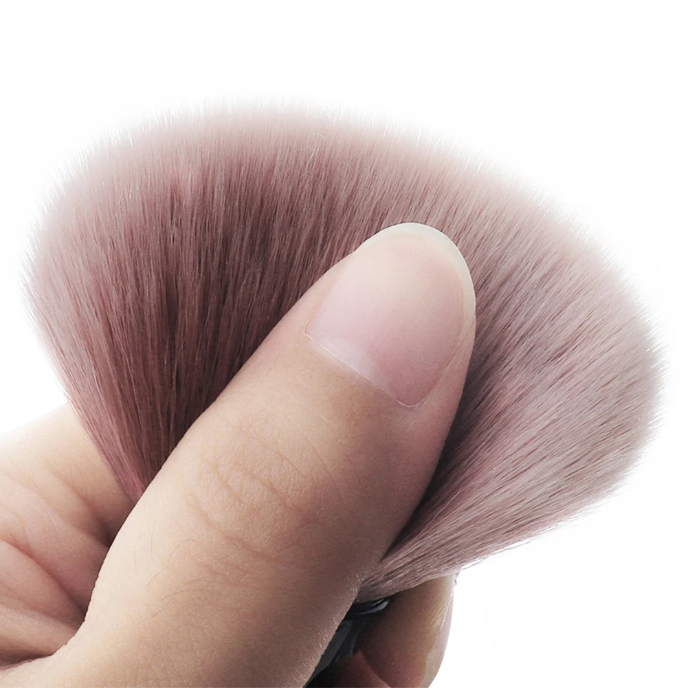 Мягкая кисть для дизайна ногтей нанесения основы под макияж румян рассыпчатая