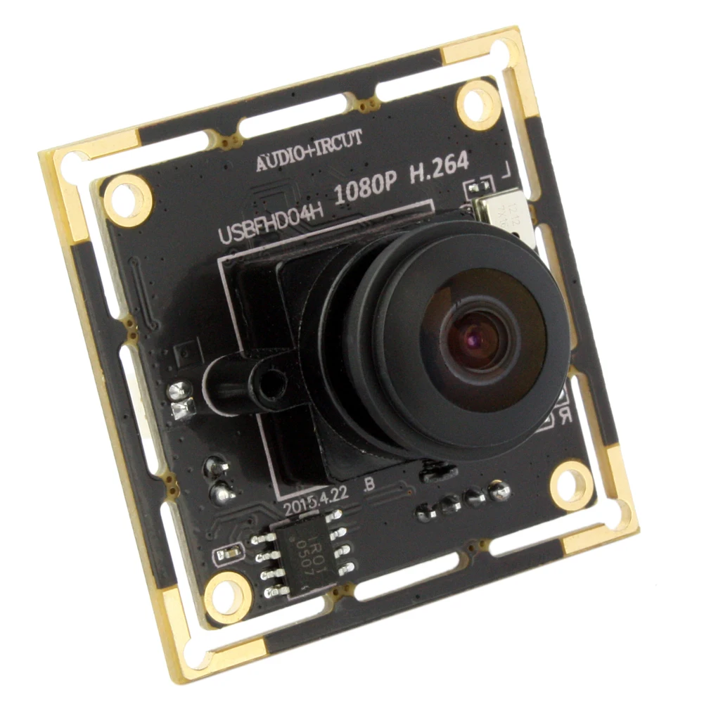Широкоугольный USB-модуль камеры с объективом Fisheyes для Raspberry Pi Full HD 1080P 2 МП |