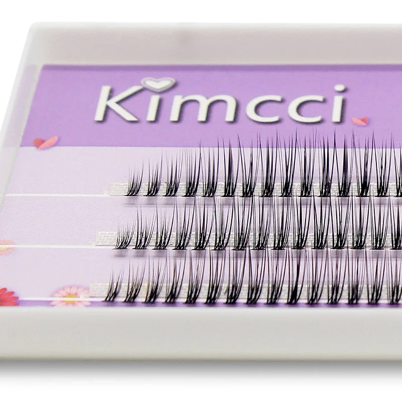 Kimcci C/D/DD Curl Mix Длина 3D норка наращивание ресниц натуральный русский объем накладные макияж ресниц искусственные накладные ресницы Cilias