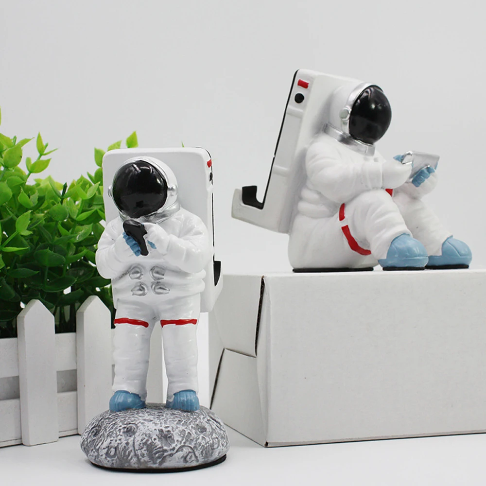 

Classic Astronaut Phone Holder Spaceman Phone Holder Smartphone Holder Desktop Decoration D250