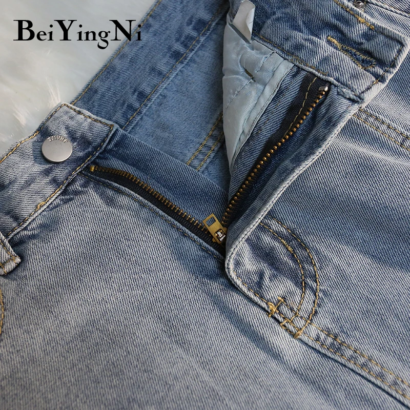 

Beiyingni Vintage Slim Denim Skirts Women 2021 Summer Fashion Street Pockets Skirt Female Student Korean Chic Black Saias Womans