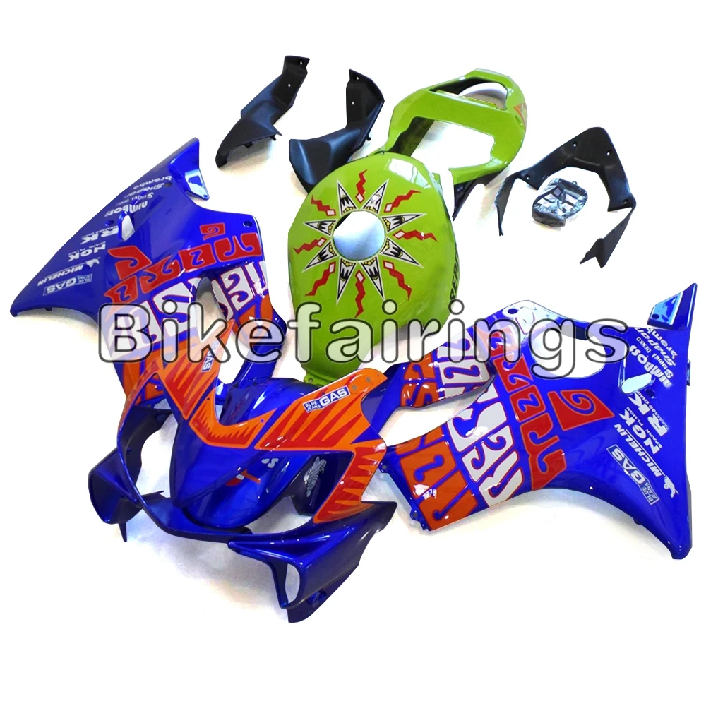 Repsol зеленый синий оранжевый ABS впрыски Обтекатели + крышка бака для Honda CBR600F4i 2001 2002