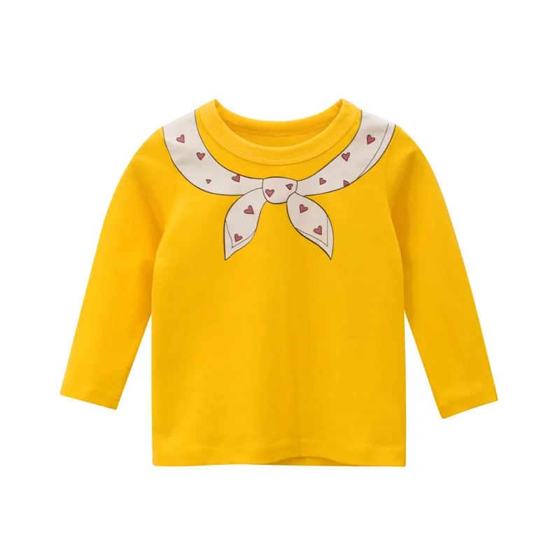 

Children's T-shirt long sleeve children boys and girls cotton top baby cartoon clothing t 2-8 years old full set