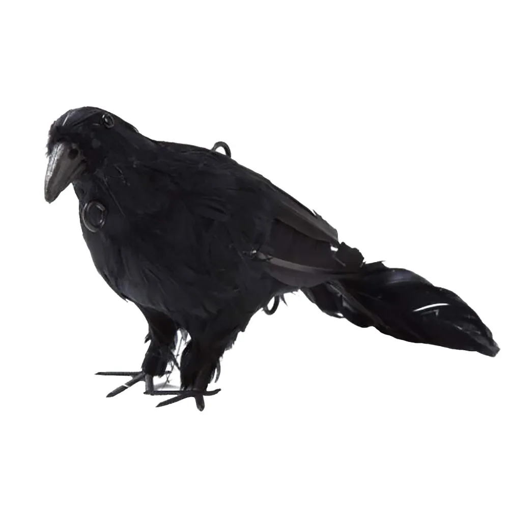 

Реалистичная подвеска в виде вороны из пенопласта, 30 см