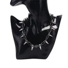 Новинка, Чокеры с заклепками в стиле панк-готика, материал CCB ручной работы, ожерелье-чокер с шипами, искусственное ожерелье, драгоценности в стиле бохо