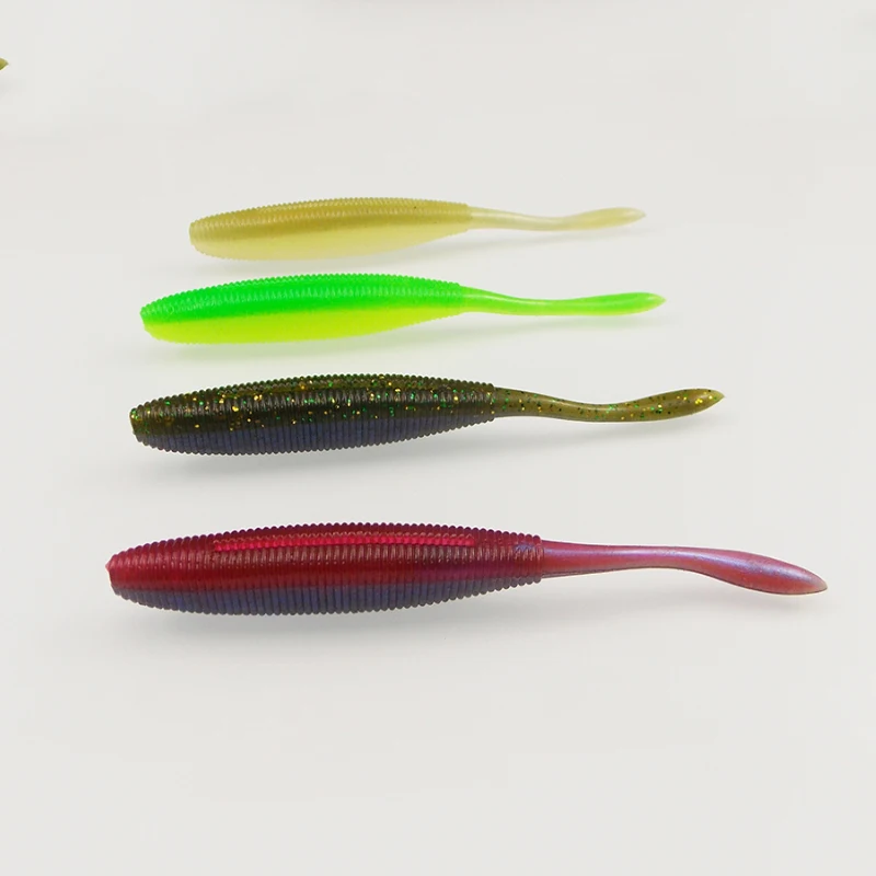 Фото ESFISHING приманка для морской рыбалки Shad Drive Shad 100 мм 8 шт. мягкие приманки, рыбалка силиконовая приманка для ловли форели щуки Zander №2