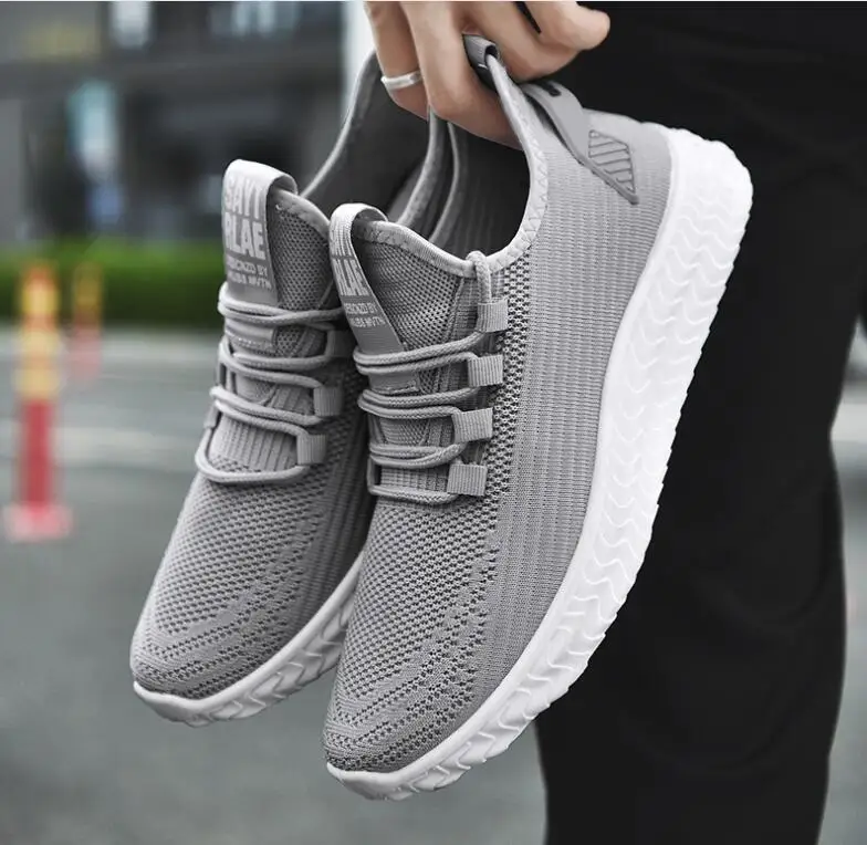 

2020 New Light Running Shoes Breathable Lace-up Jogging Shoes For Man Sneakers Anti-odor Men's Casual Shoes Drop Shipping