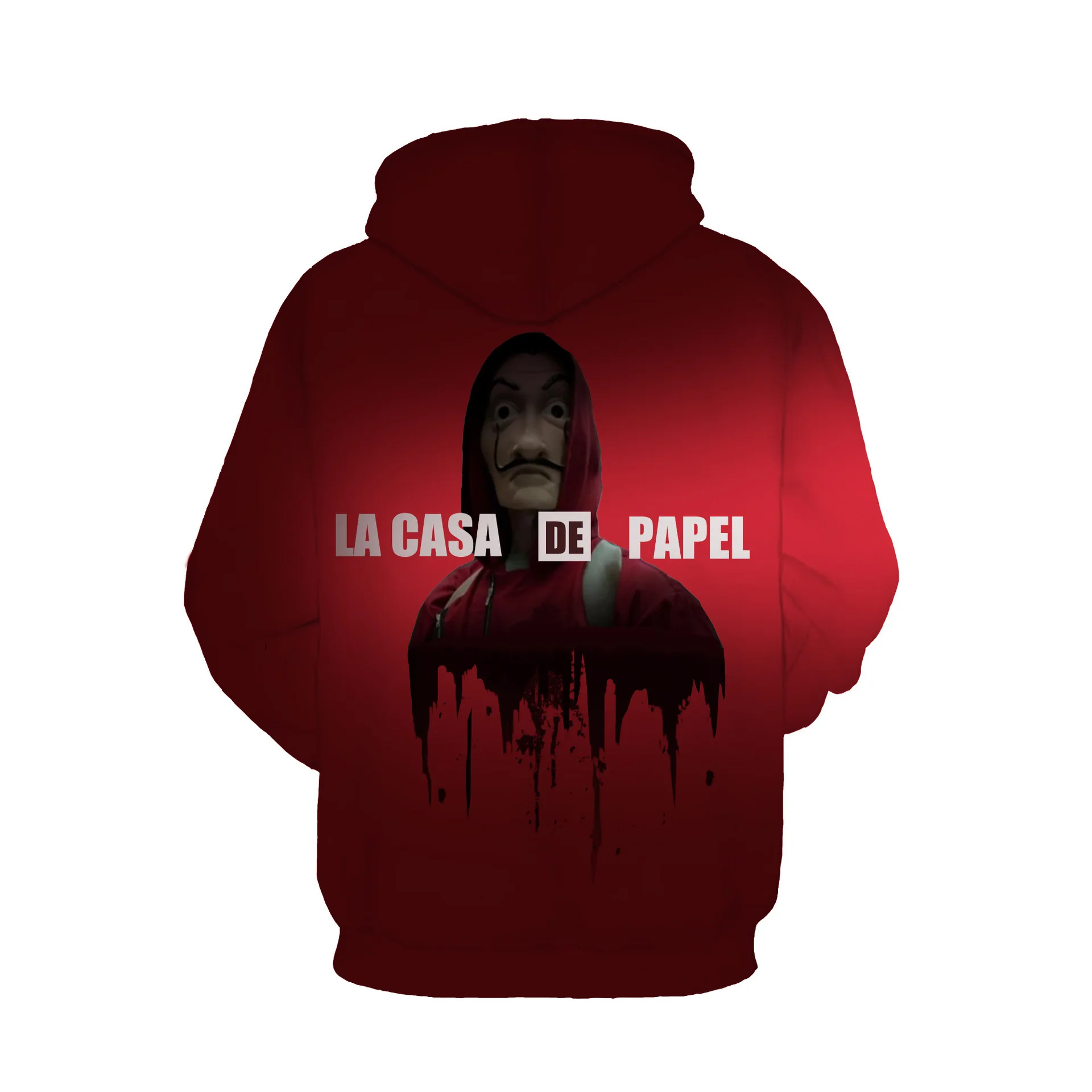 Salvador Dali грабежный бумажный дом La Casa De Papel Косплей Костюм деньги heist футболка с капюшоном пальто куртка для мужчин и женщин Топ