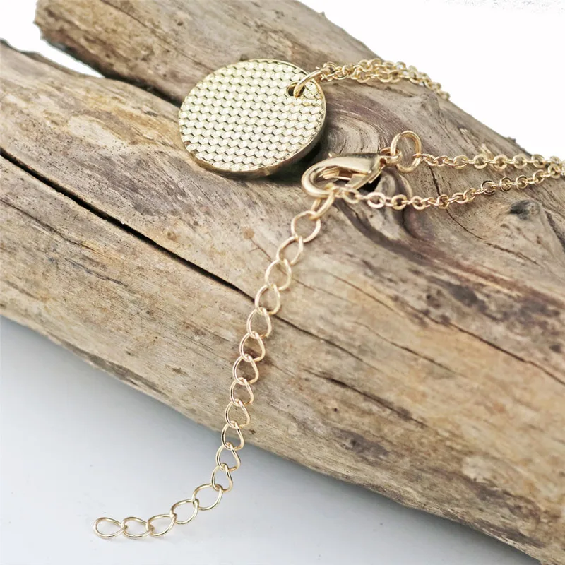 Вдохновляющее ожерелье с подвеской для тренировки фитнес-зал золотой цвет