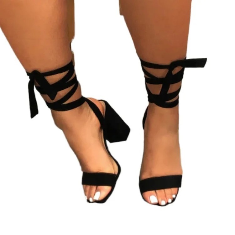 

20212021 new strap high heels women's shoes sandals slippers HEELS SANDALS 9222