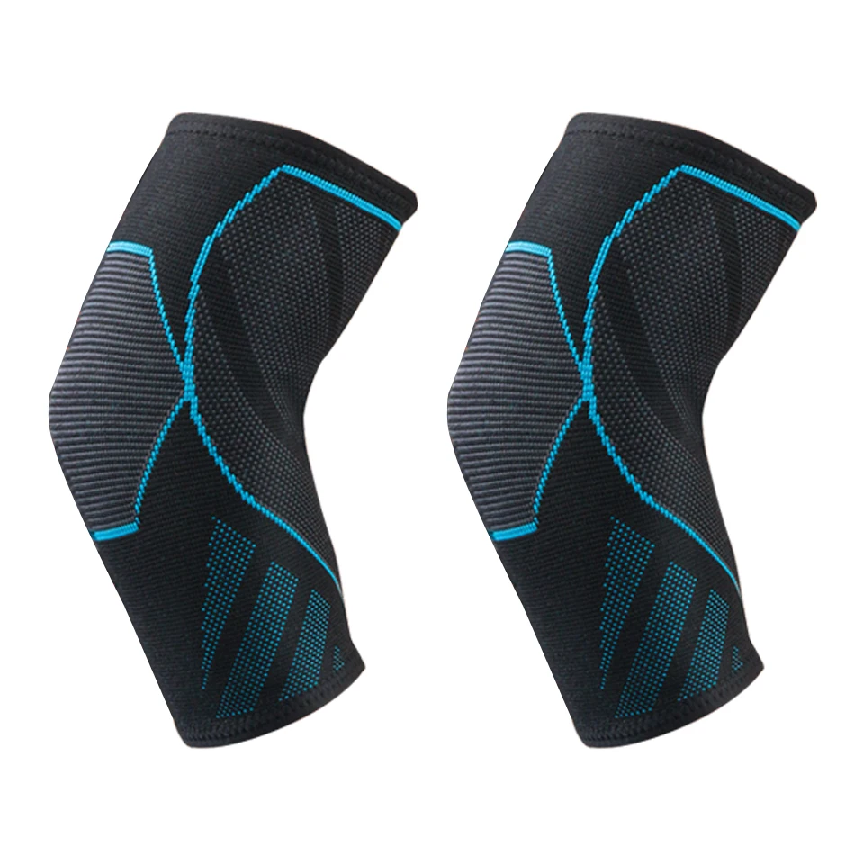 2 Pieces Blue REXCHI 1 шт. утягивающий налокотник Поддержка колодки эластичный бандаж для мужчин Женский Баскетбол Волейбол Фитнес протектор рукава - Цвет: 2 Pieces Blue