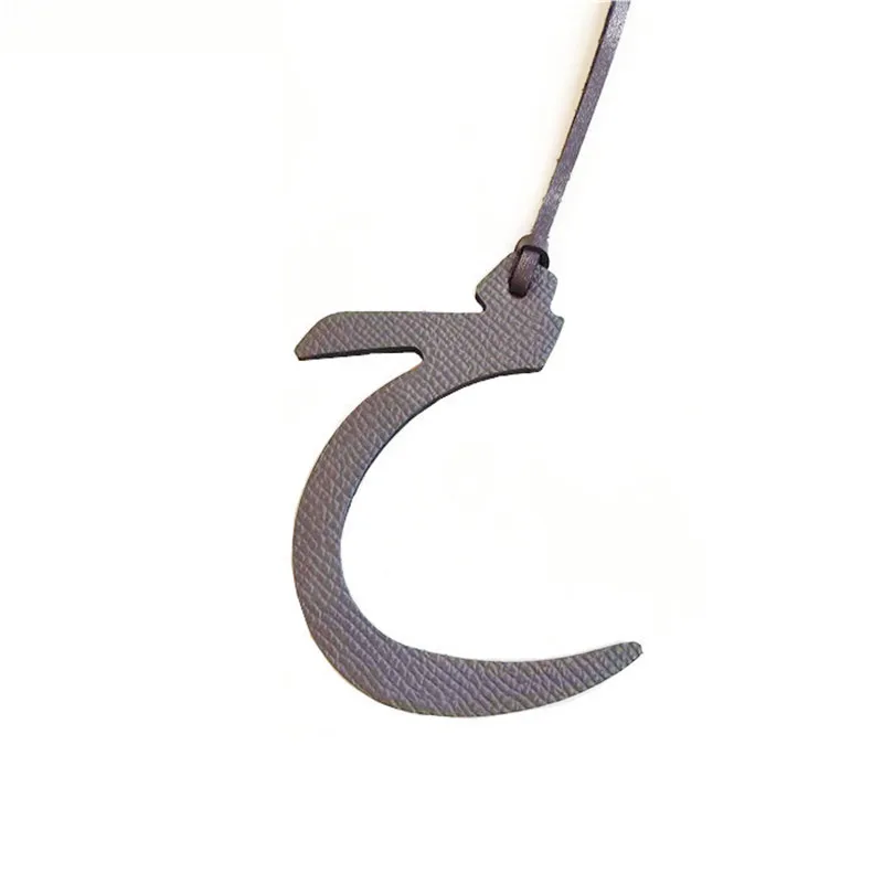 Брелок для рюкзака из натуральной кожи с надписью арабский алфавит | Багаж и