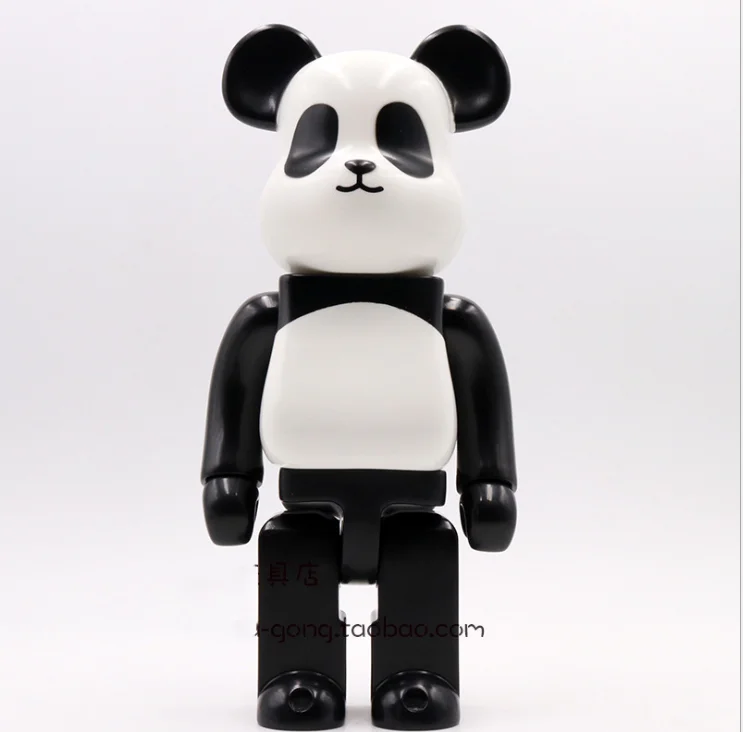 

28cm 400% Bearb Fujiwara bear Hiroshi doll Bear@ Action Figures Block Bear Home / shoe shop decoration BB, juguete de modelos co