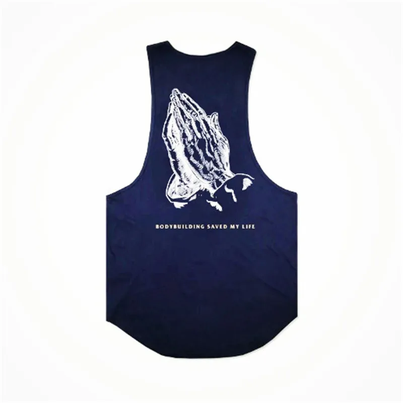 Мужская майка для бодибилдинга хлопковая без рукавов фитнеса|Майки| |