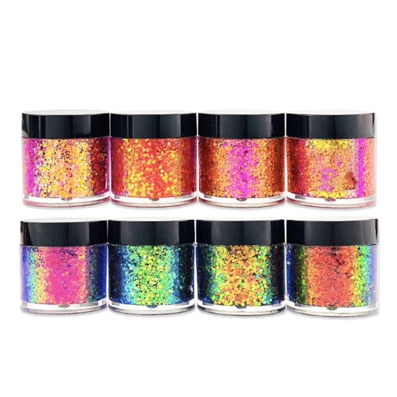 

Exquisite Sequins for Flat Bottom Cup Slime Holographic Cosmetic Glitter Sequins for Makeup Body Art Festival Decoration