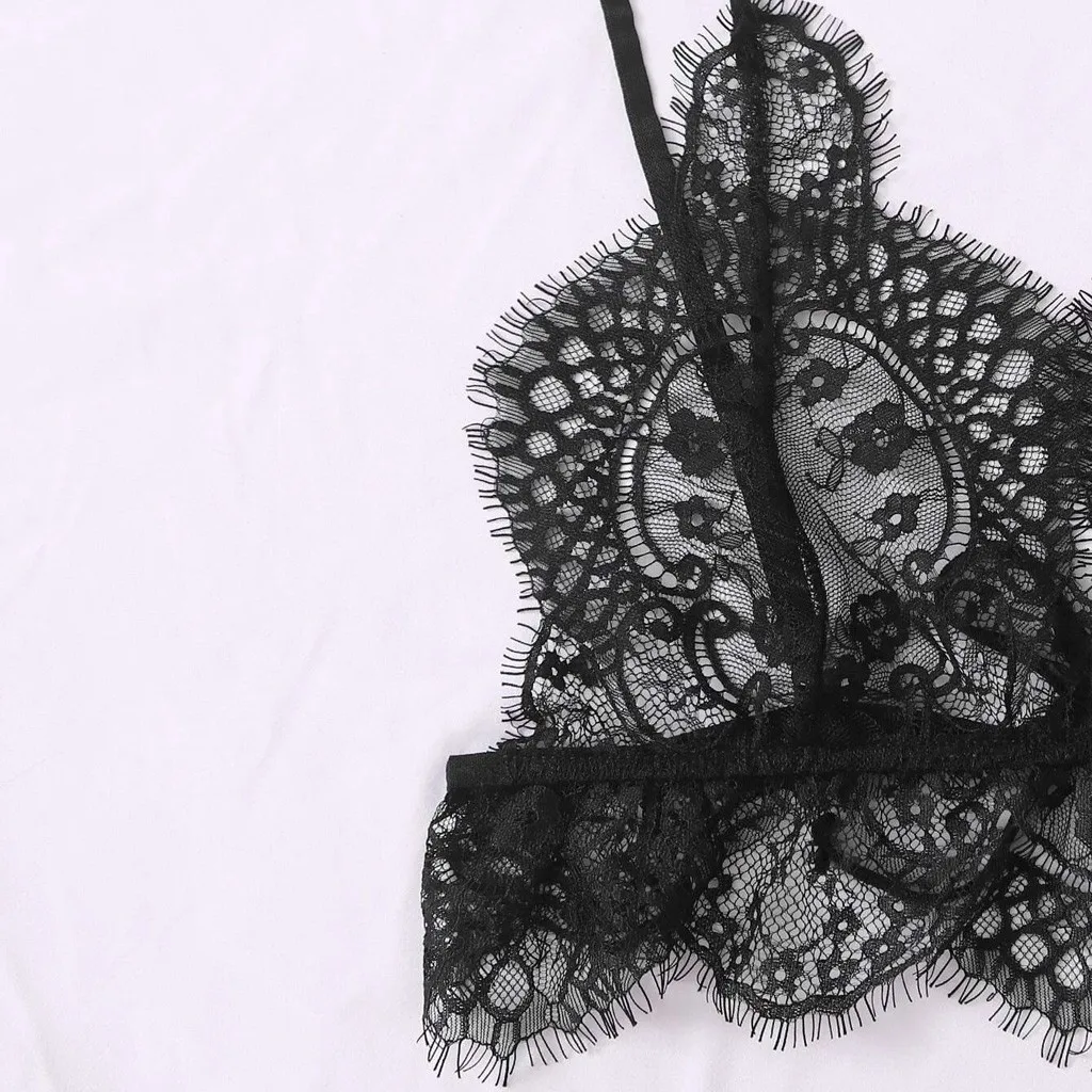 Women Sexy Lingerie Lace g-String Porn Underwear Sleepwear Sex Bra Garter Thong 3pcs Suit Erotic Costumes Babydoll Lenceria L2 |