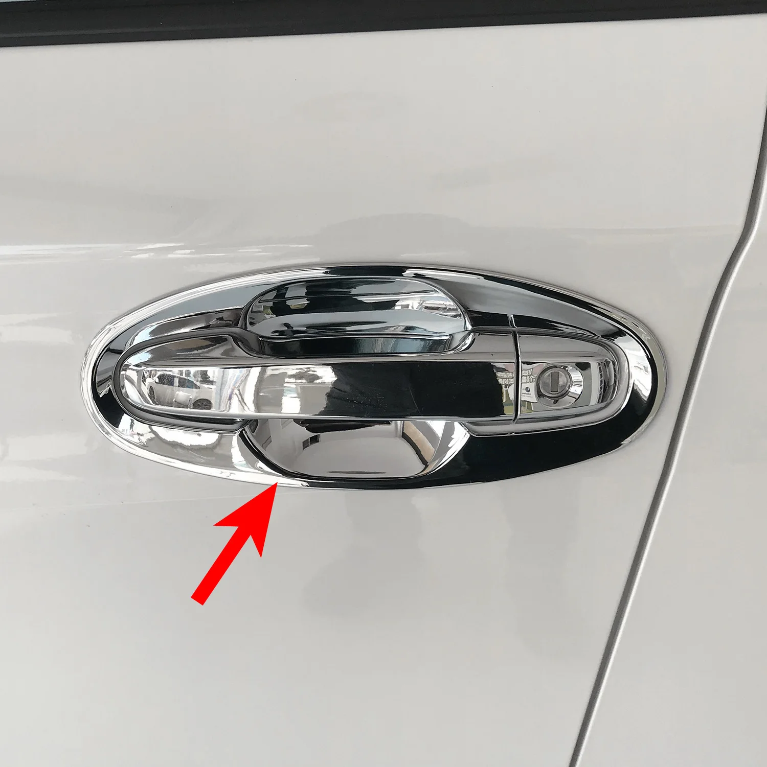 

Chrome Door Handle Surrounds Trims For 2017-2020 Subaru Impreza Crosstrek XV