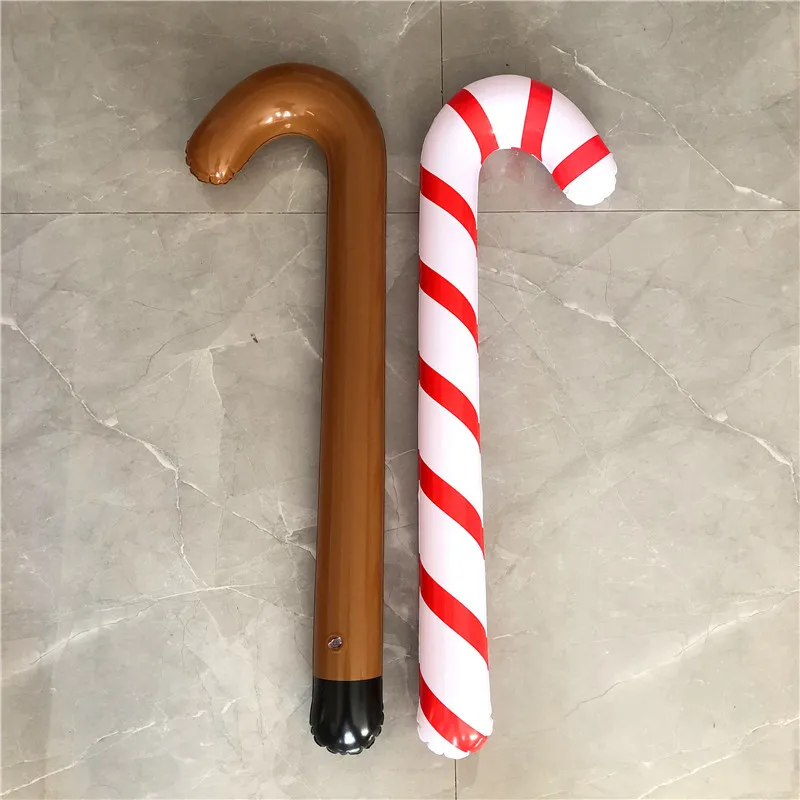 Рождественские надувные костыли украшения Рождественский Декор подвесные для