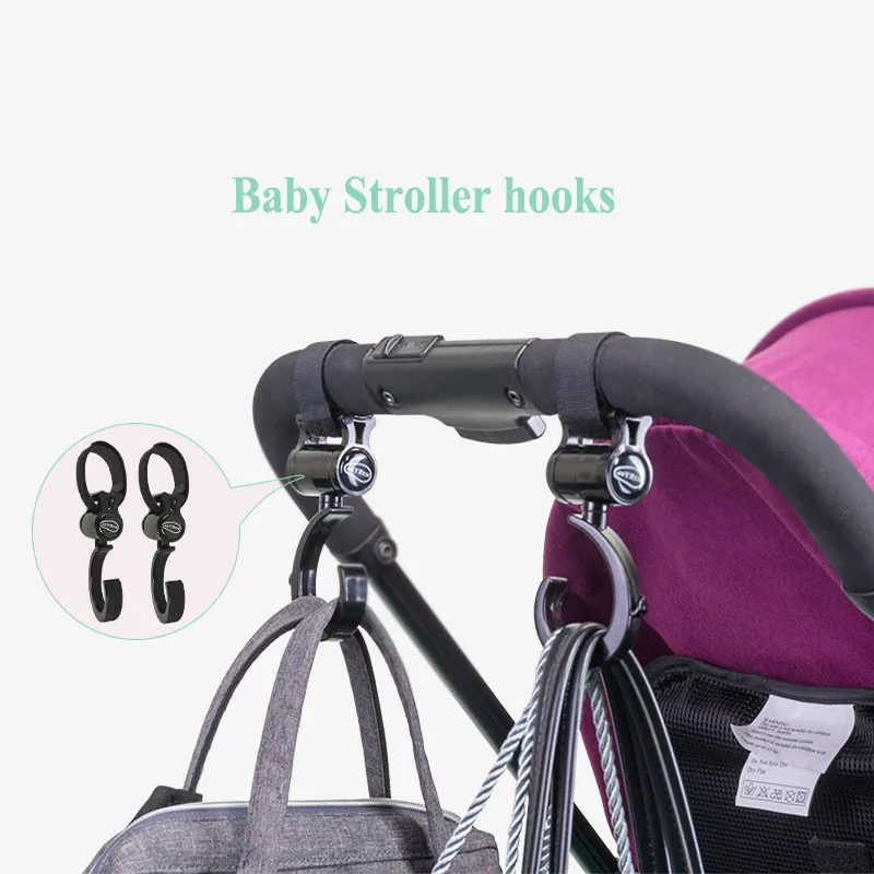 2 шт. крючки для детской коляски многофункциональная сумка хранения детских