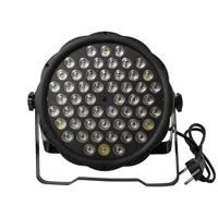 54x3w rgbw led flat colorful par light dmx512%c2%a0control for djlive disco family party bar stage effect light fast shipping