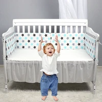 baby bumper bed for newborns thicken star crib protective cotton infant crib around cushion room decor for boy girl