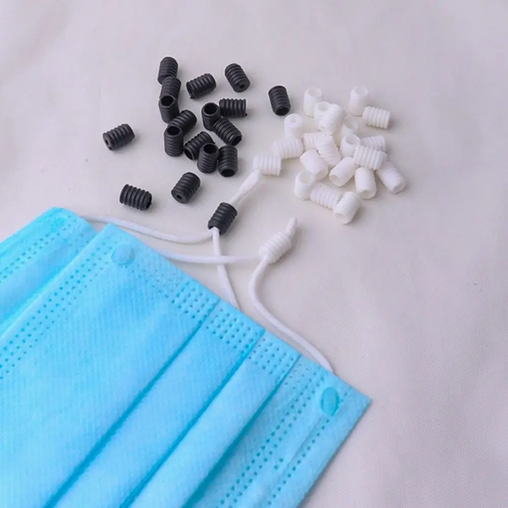 100 ПК Маска силиконовые жгутовые застежки переключение затягивающий шнурок