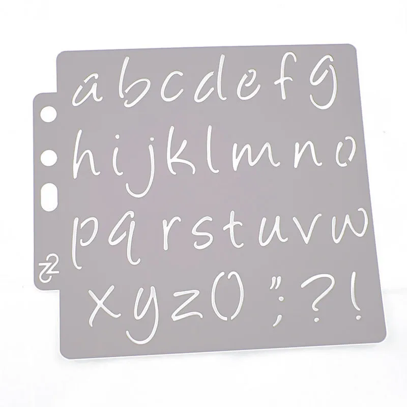 Нижний корпус букв Пластиковая форма щит Сделай Сам торт Скрапбукинг трафареты