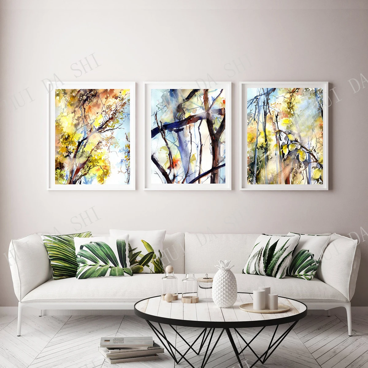 Фотография &quotЛес 3&quot картина с изображением галереи из 3 предметов искусства