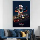 Настенное художественное полотно Max Verstappen Low Poly, постер, картина для гостиной, картина, печать, Настенная роспись для спальни, Современное украшение для дома HD