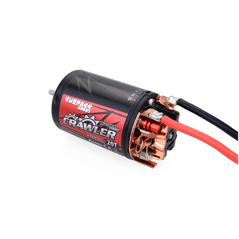 SURPASSHOBBY 550 16T 20T матовый двигатель водонепроницаемый 5 слотов для Tamiya Redcat Kyosho TRAXXAS