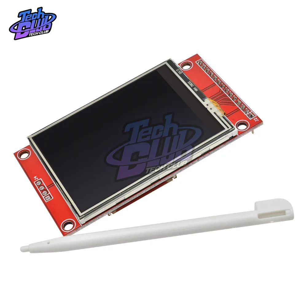 Модуль последовательного порта жк 2 4 дюйма 4x240 SPI TFT 5 в/320 в PCB адаптер Micro SD карта