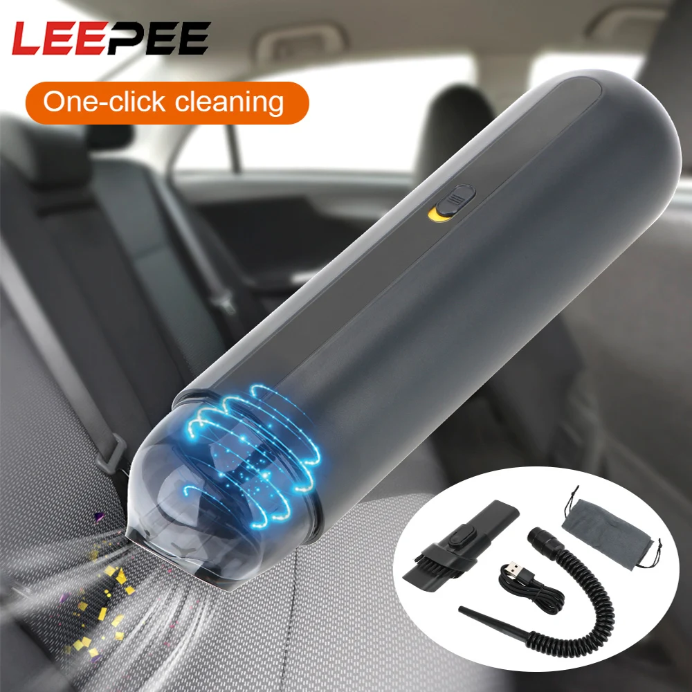 

Portable Wireless Car Vacuum Cleaner for Home Desktop Car Cleaning Car Clean Accessories Handheld Vacuum Cleaning 5000Pa Suction