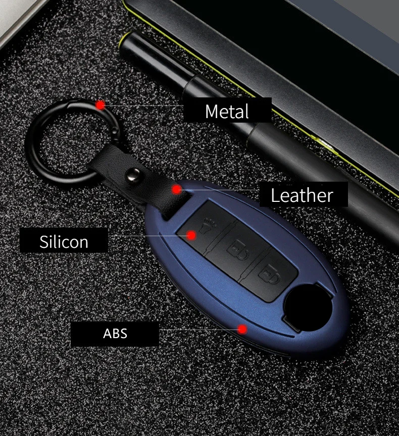 

ABS Smart Remote Holder Shell Car Key Case Cover For Infiniti Q50L QX50 QX60 QX70L X80 ESQ Silicon Auto Protective Decoration