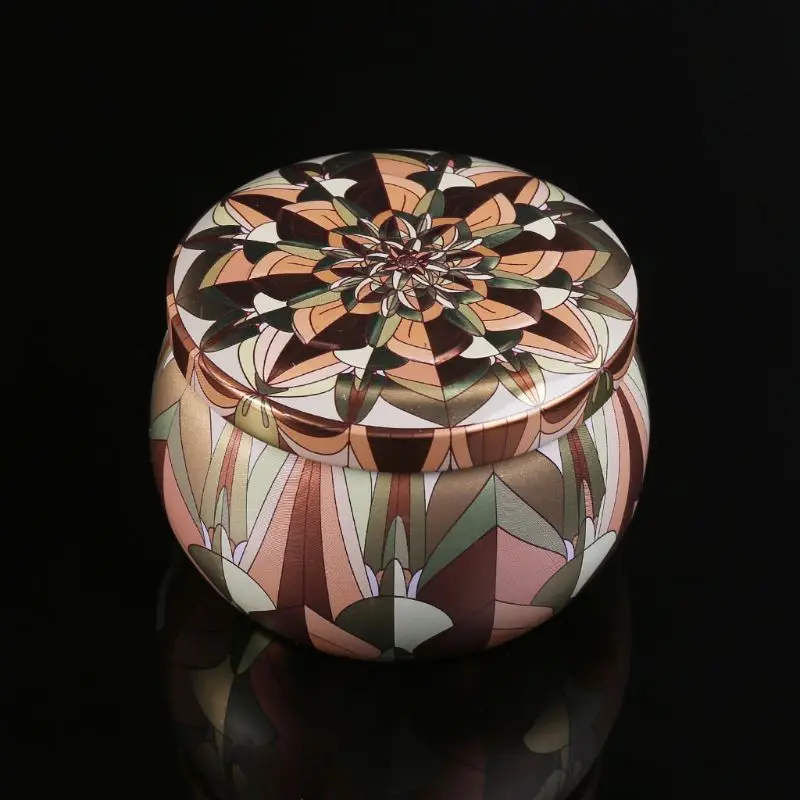2020 Retro Round Tin Box Jar Tea Candy Jewelry Coin Storage Container Case Candle Sealed Cans Holder Wedding Favor Gift | Дом и сад