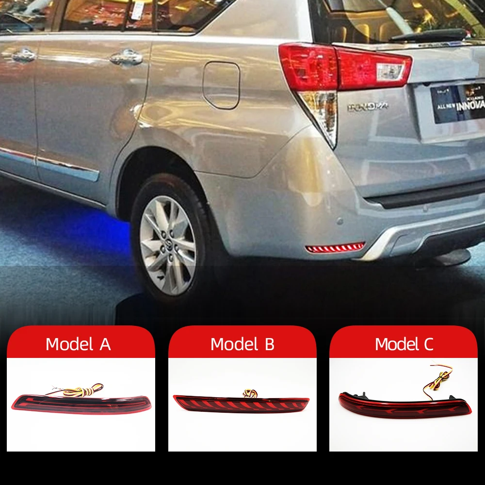 1 пара для Toyota Innova 2015 2016 2017 многофункциональный автомобильный светодиодный