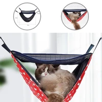 solid color warm pet kitten soft hanging bed non shrink pet hammock five pointed pattern for home