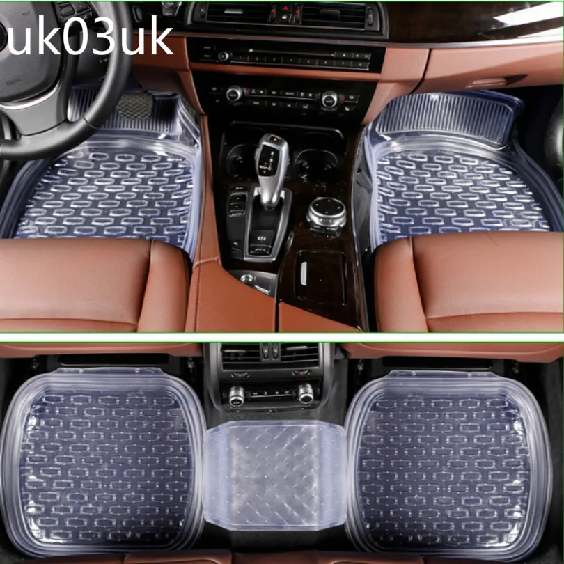 

Универсальные Нескользящие автомобильные коврики uk03uk 64*47 см, автомобильные коврики, автомобильный коврик, прозрачный черный, 5 шт./комплект,...