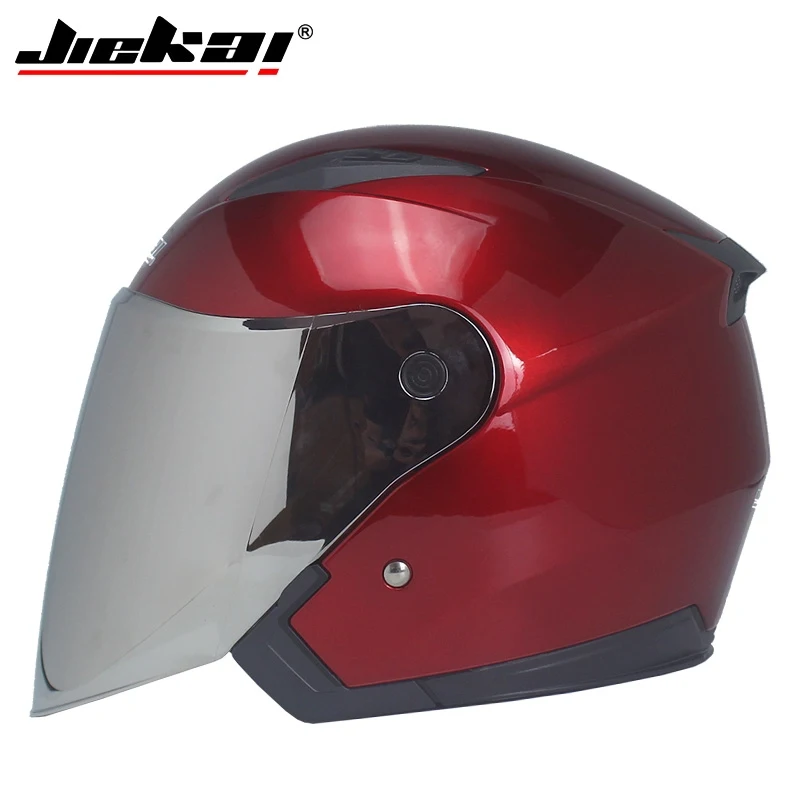 Подлинный мотоцикл JieKai шлем унисекс скутер мотоциклетные Шлемы Casco Capacete с