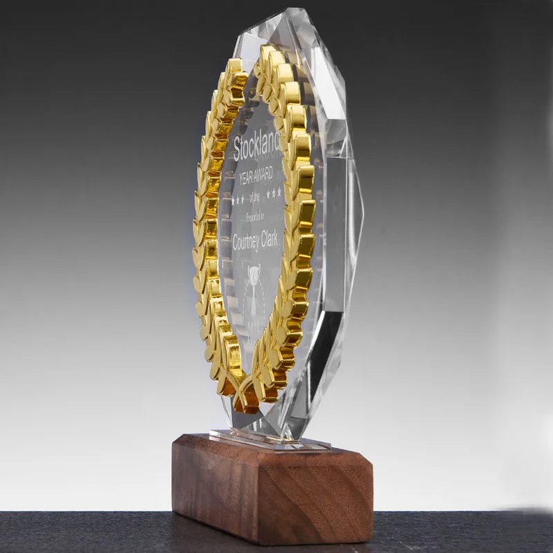 Новый трофей сделай сам из Букового дерева и хрусталя | Дом сад