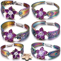 new snap jewelry colorful magnetic metal 18mm snap button bracelet bangle for women interchangeable charm bracelet