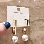 Роскошные S925 металлические жемчужные серьги-подвески для женщин модная дизайнерская бижутерия вечерние женские Необычные висячие серьги аксессуары