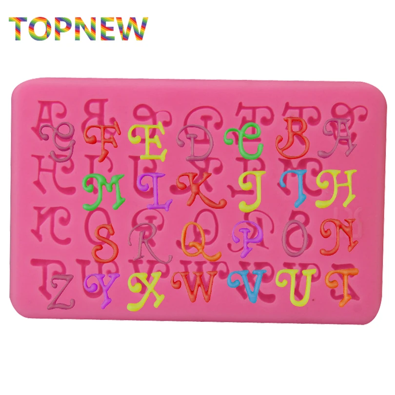 

Английский Uppercase силиконовая форма буквы шоколад Инструменты для украшения тортов из мастики