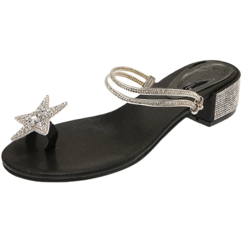 

Rubber Flip Flops Med Shoes Woman 2021 Female Slippers Square heel Luxury Slides Hawaiian New Beach Summer Block Designer Soft B