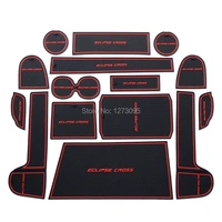 for 2018 2019 mitsubishi eclipse cross interior gate slot pad non slip cup mat anti slip door groove mats car styling accessory