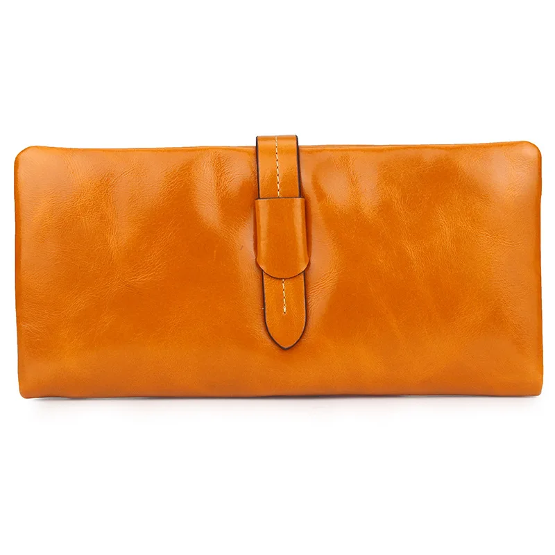 

Woman's Long Wallet Leather Handbagss Fashion Simple Hand Clutch